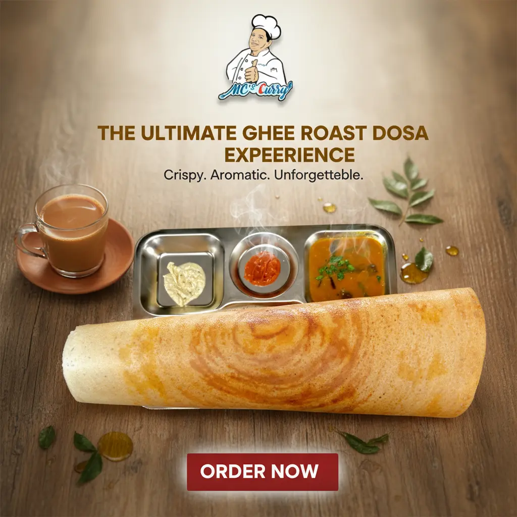 Traditional Kerala cuisine at MC's Curry in Winnipeg, MB